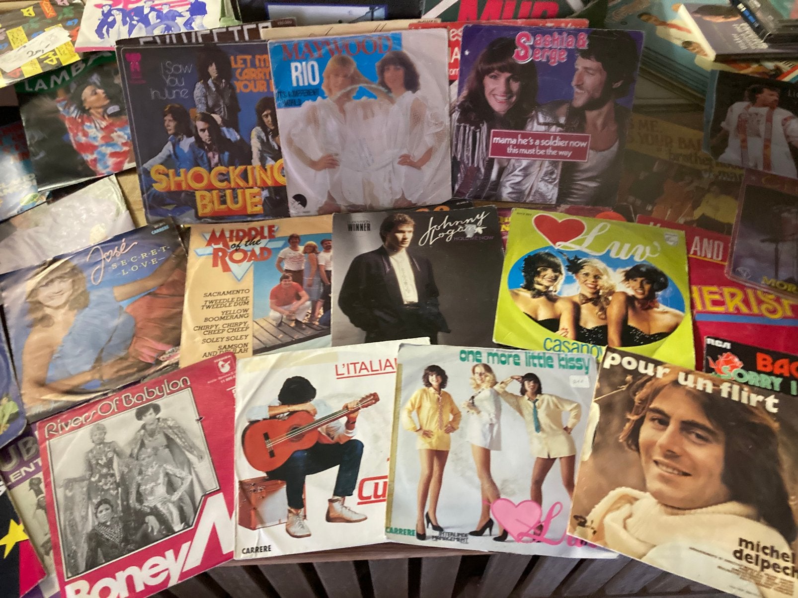 +200 SINGLE ‘s /Pop-rock-oldies-nederlands…, Enlèvement ou Envoi, Pop