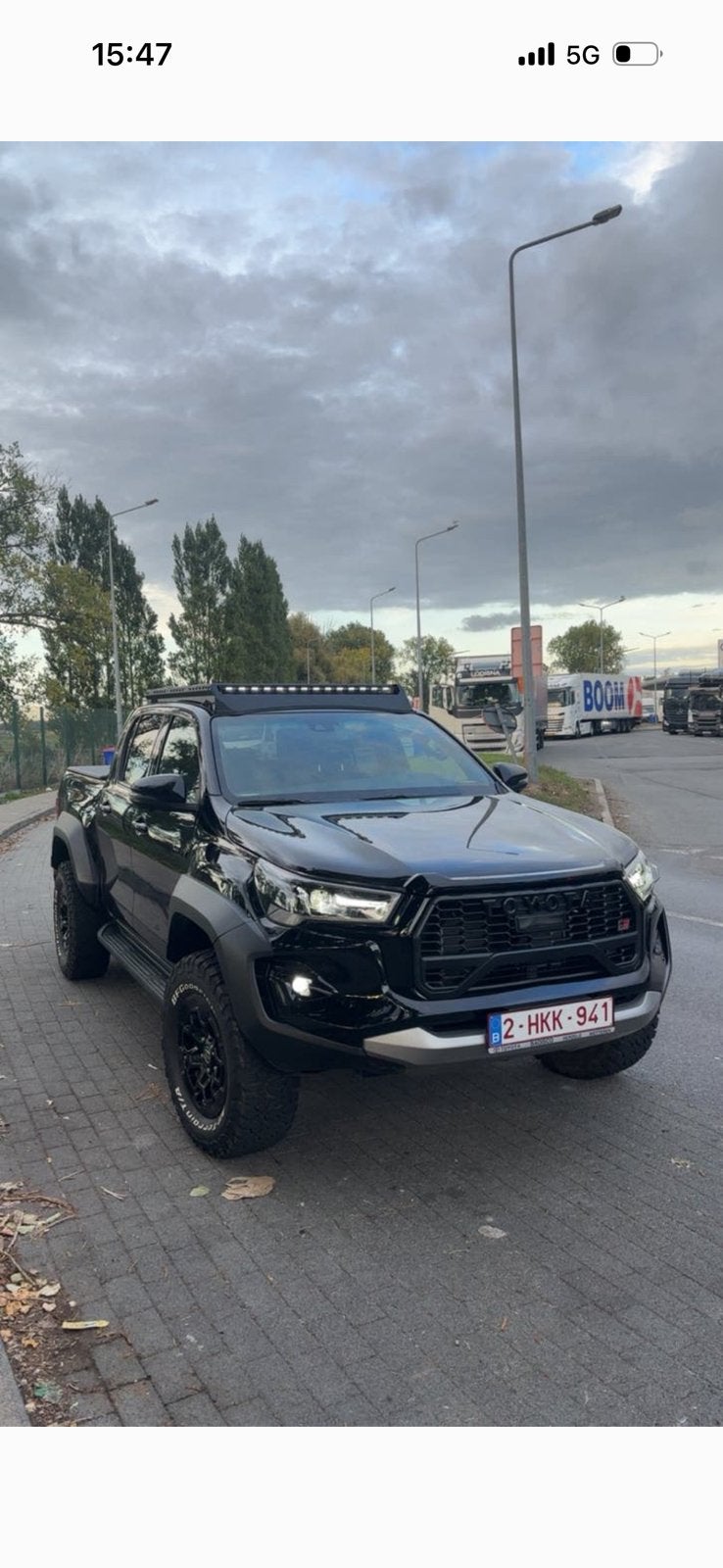 Toyota hilux dakrek, Ophalen, Toyota