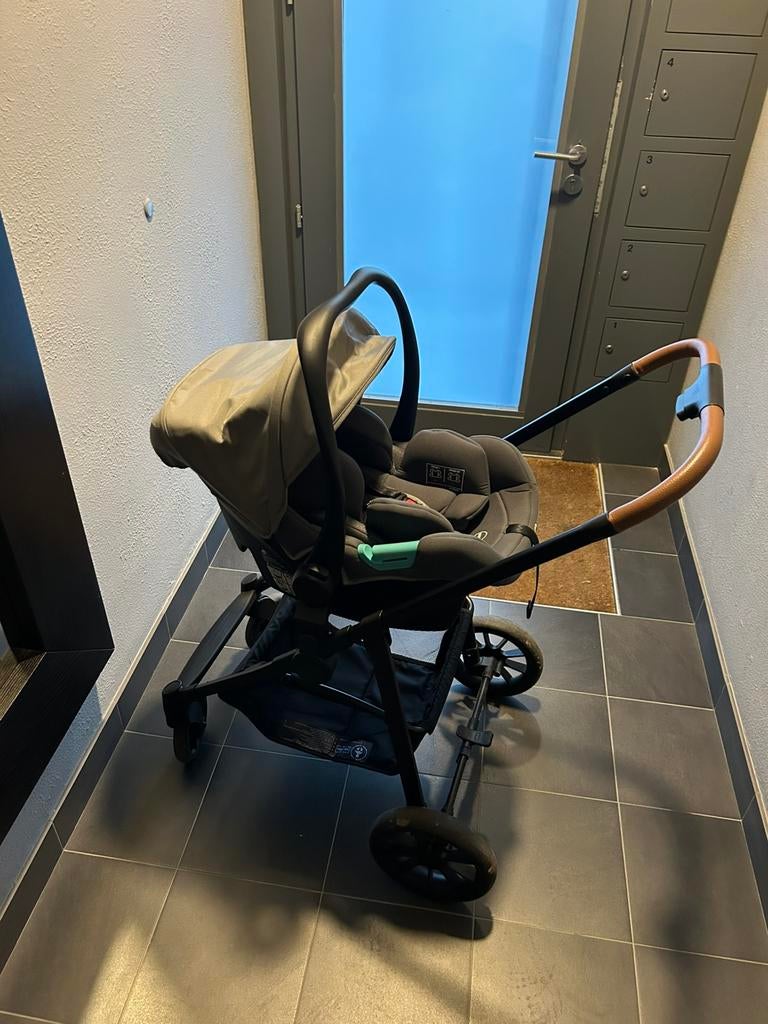 Bebeconfort Haze Trio 3-in-1 kinderwagen-kleur:Tinted Stone, Ophalen of Verzenden, Gebruikt, Overige merken, Verstelbare rugleuning