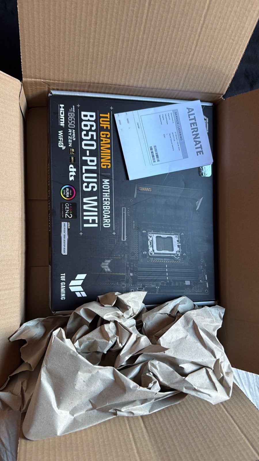 Asus TUF B650 - Plus wifi - moederbord, Ophalen of Verzenden, Zo goed als nieuw