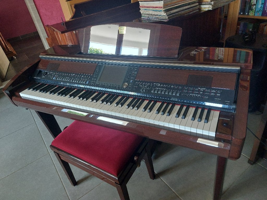 Yamaha CVP 409, Musique & Instruments, Pianos, Digital, Comme neuf, Brun, Enlèvement