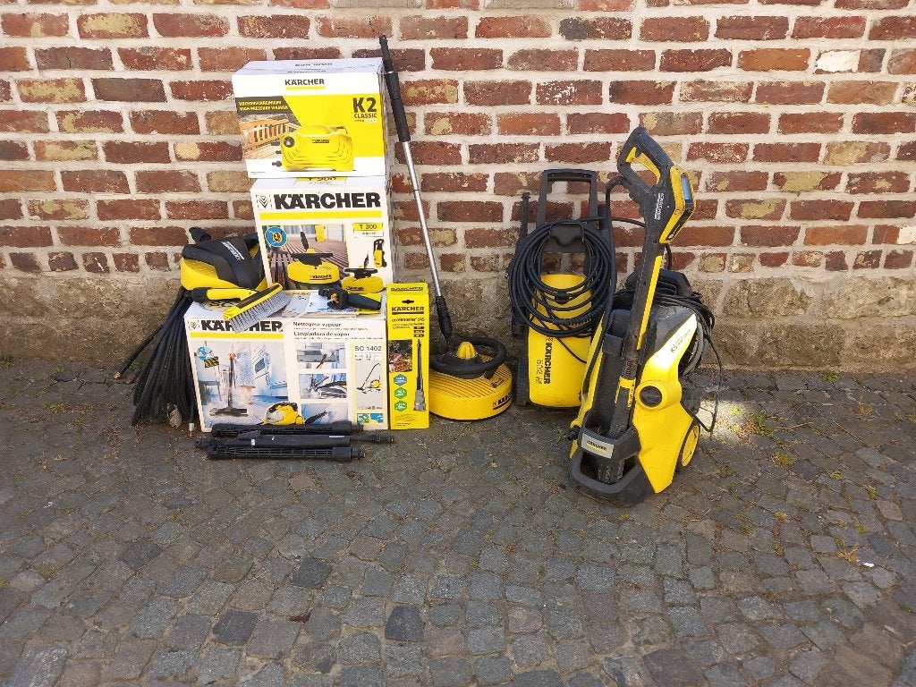 5 Karcher hogedrukreinigers, Tuin en Terras, Ophalen, Gebruikt