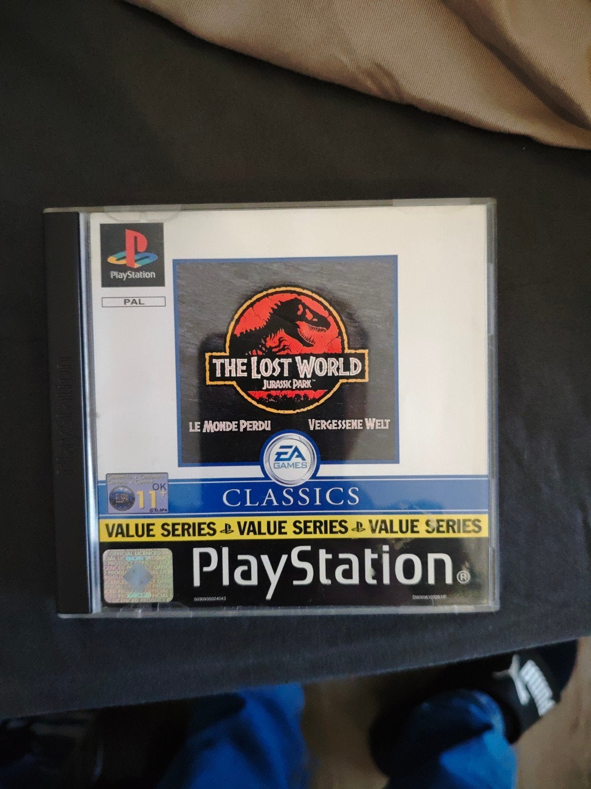 jeux ps1 Jurassic Park le monde perdu, Consoles de jeu & Jeux vidéo, Enlèvement ou Envoi, Comme neuf, Aventure et Action