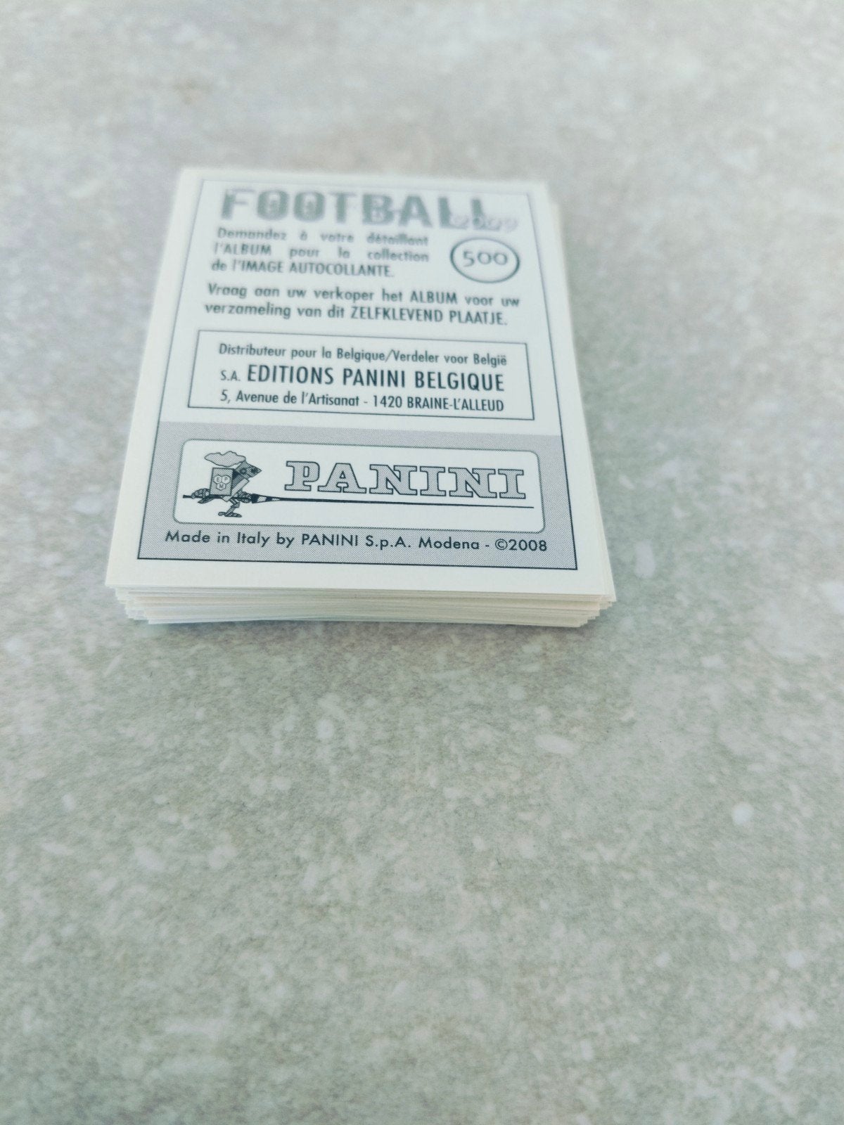 36 Panini stickers Football 2009, Ophalen of Verzenden