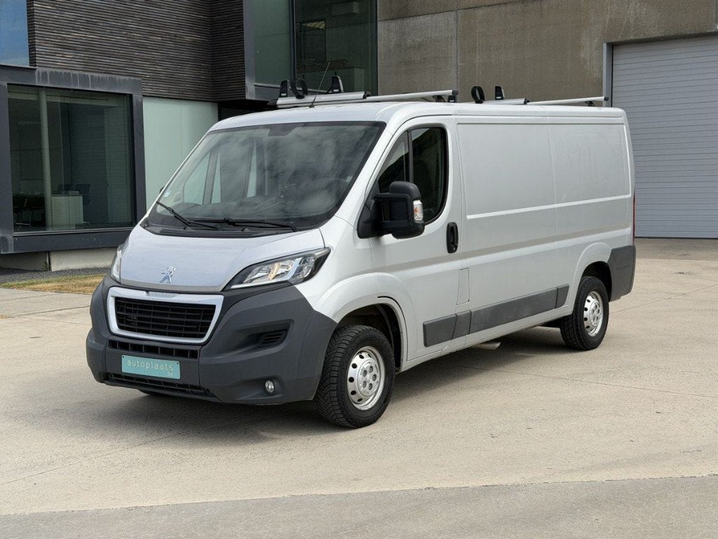 Peugeot Boxer 2017 L2H1 Camera Trekhaak Inbouwkasten Airco, Auto's, 4 deurs, 120 kW, Bedrijf, Start-stop-systeem