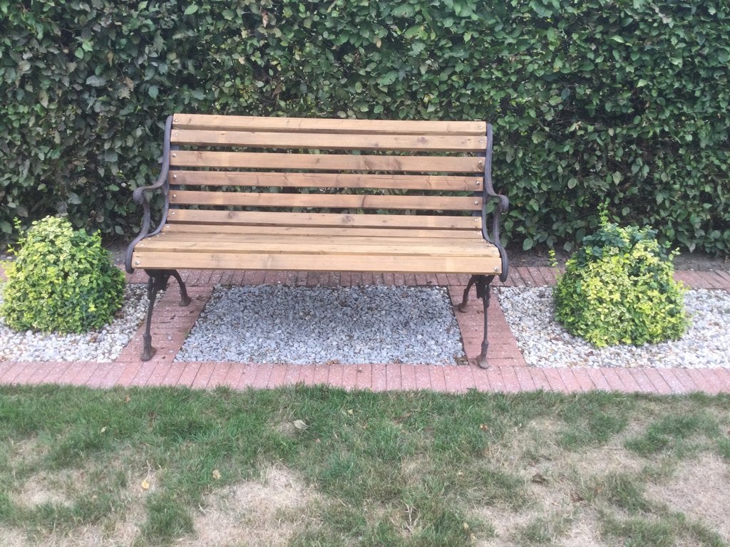 Tuinbank 1,20m, Jardin & Terrasse, Bancs de jardin, Enlèvement, Utilisé, Métal