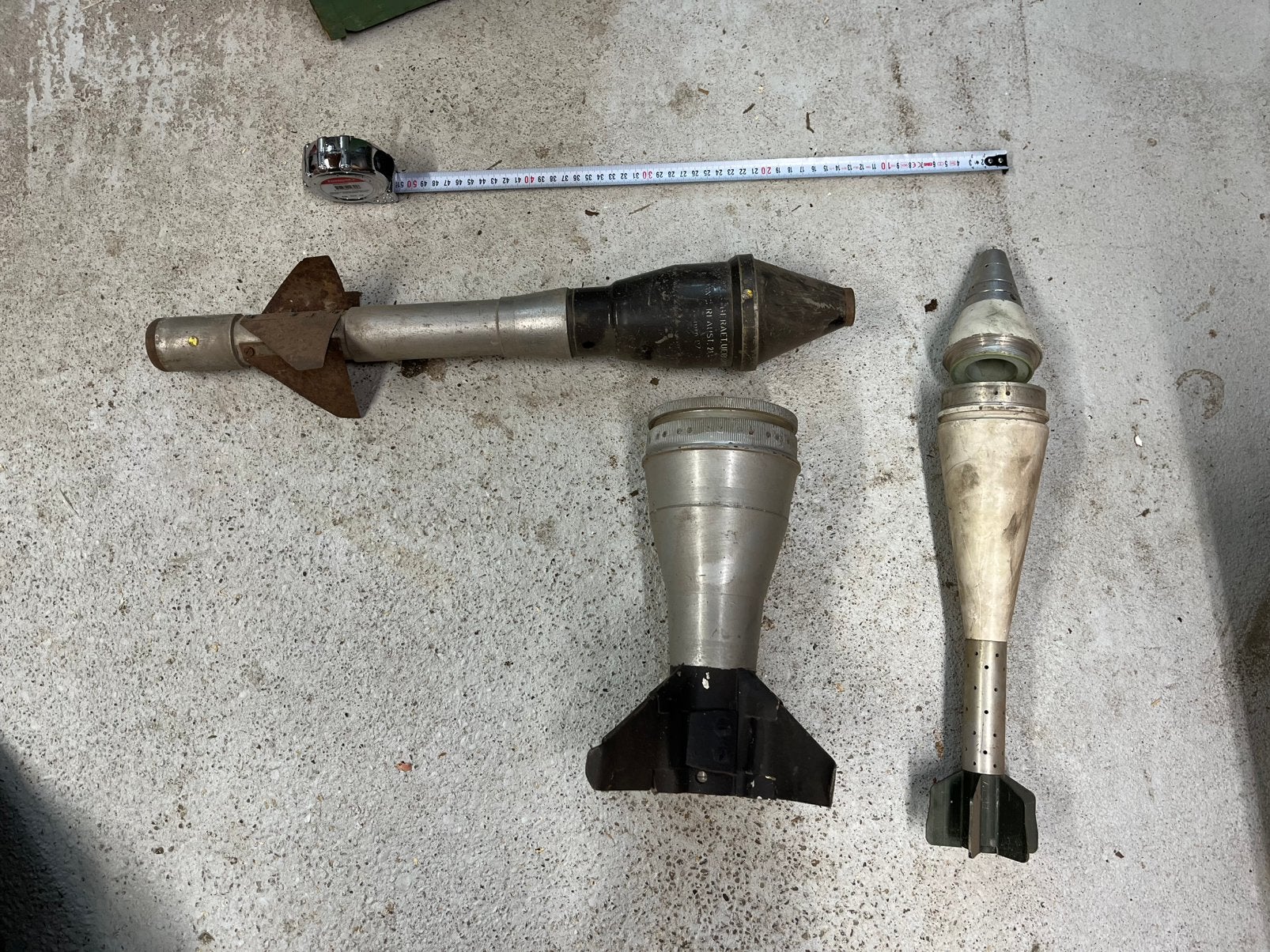 Divers mortiers d'exercice vides et panzerfaust, Collections, Enlèvement ou Envoi, Armée de terre