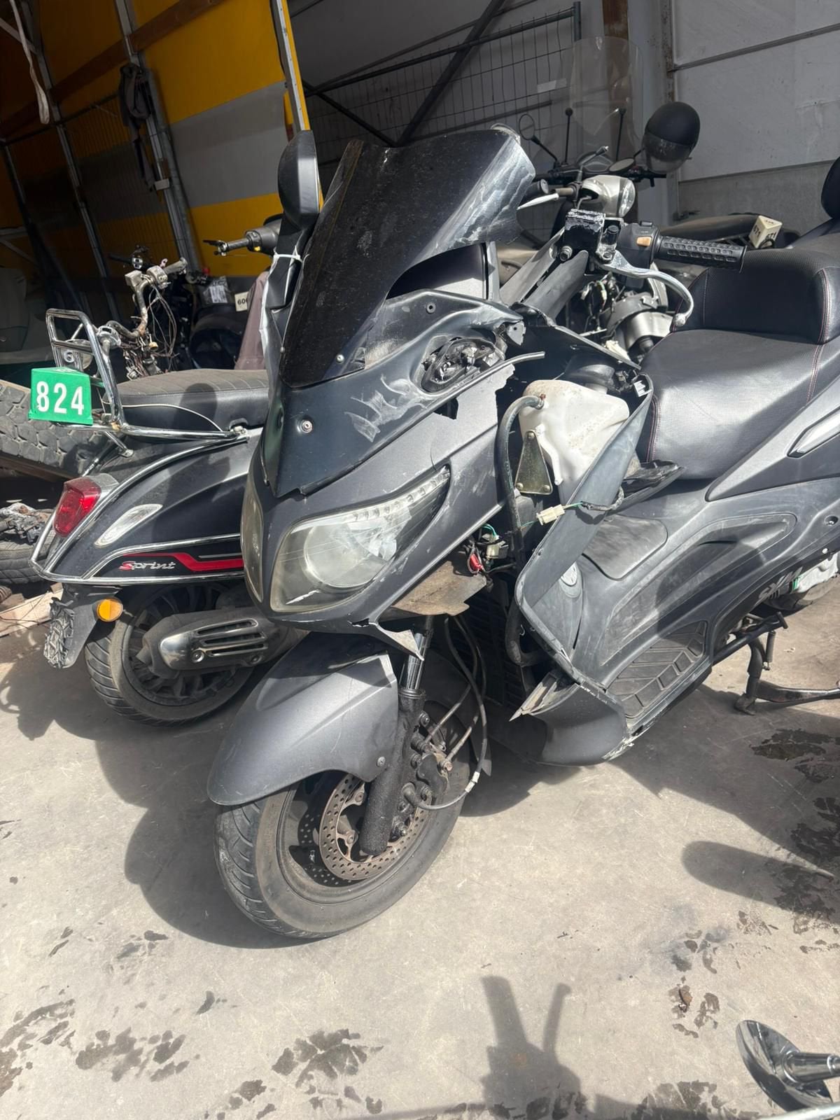 Sym GTS 125 Evo, Enlèvement, Utilisé