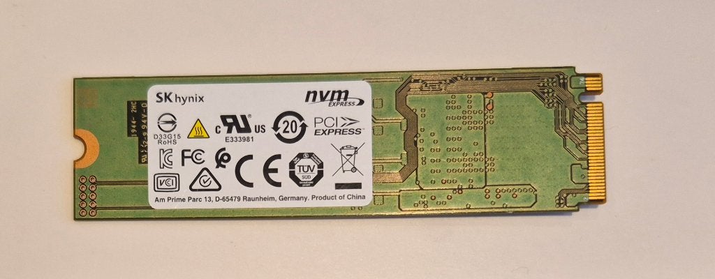 SKHYNIX - M.2 NVME SSD - 512GB, Intern, SSD, Ophalen of Verzenden, Laptop