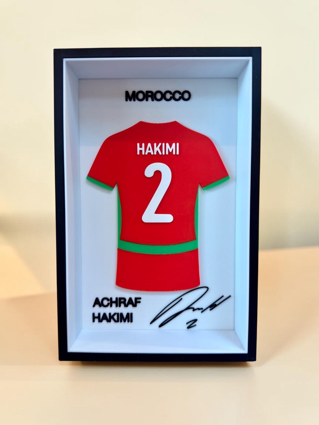 Achraf hakimi - marokko shirt + handtekening, Ophalen of Verzenden, Nieuw, Shirt