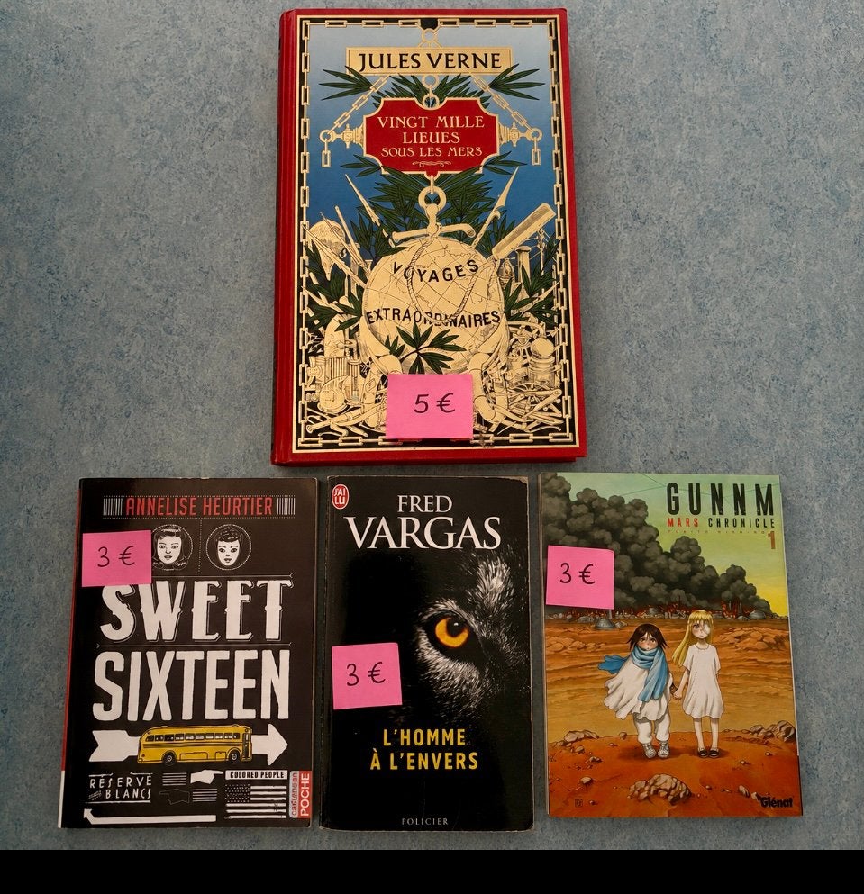 Lot de livres, Enlèvement