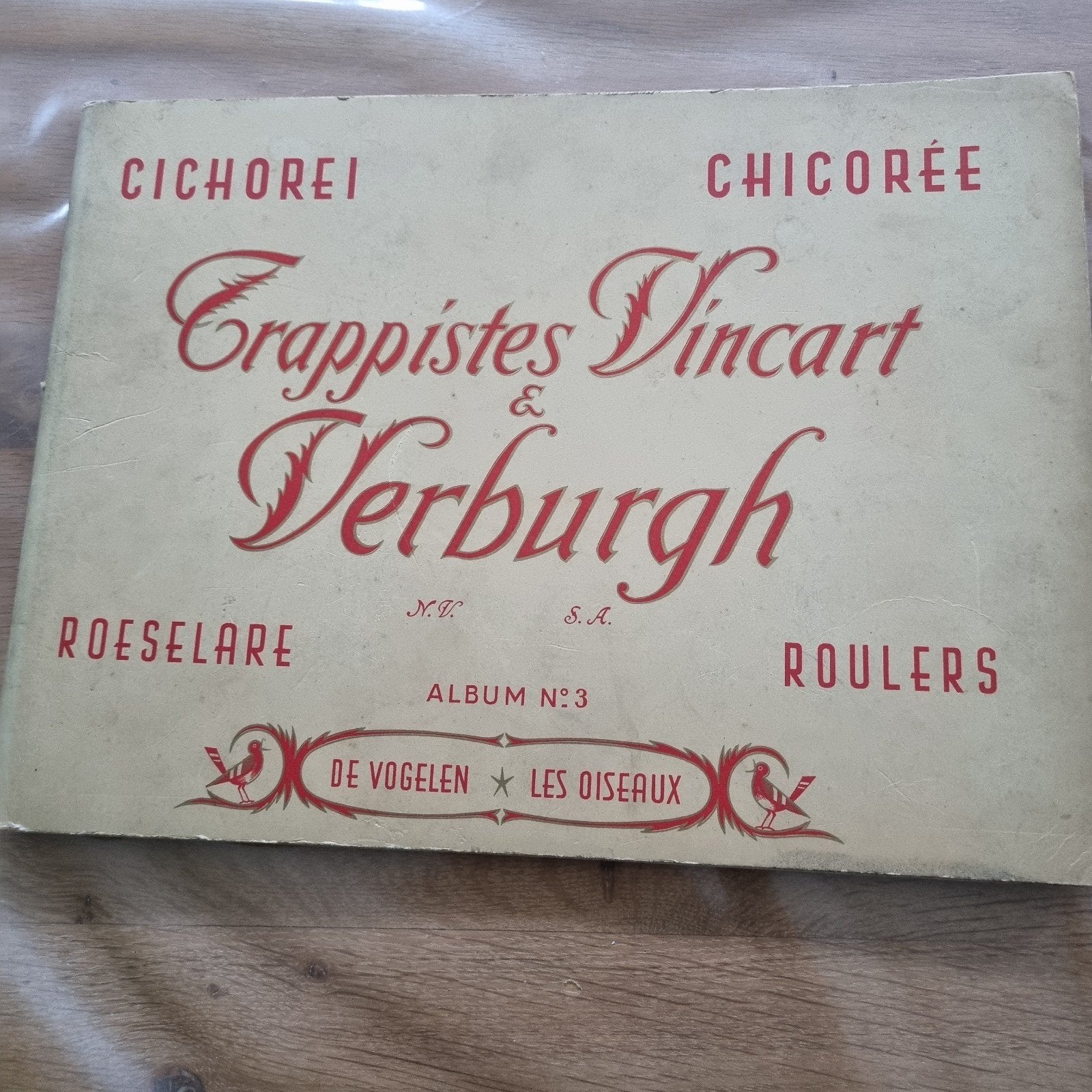 volledige serie vogelalbums Cichorei Trappistes Vincart, Ophalen