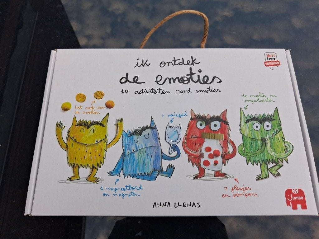 Kleurenmonster ik ontdek de emoties spel Jumbo, Vijf spelers of meer, Ophalen, Zo goed als nieuw, Jumbo