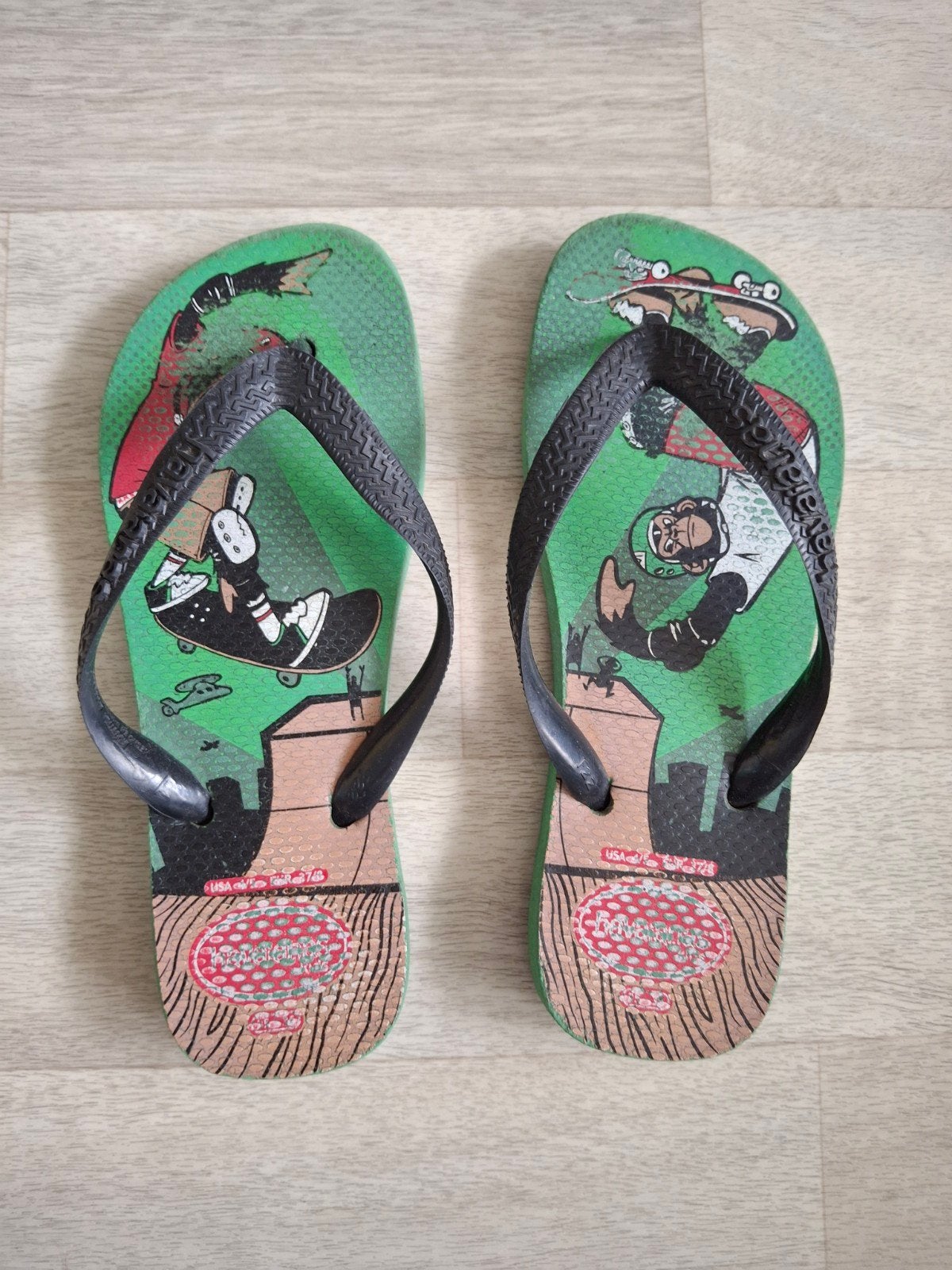 Teenslippers Havaianas maat 35/36, Kinderen en Baby's, Kinderkleding | Schoenen en Sokken, Gebruikt, Overige typen, Ophalen of Verzenden