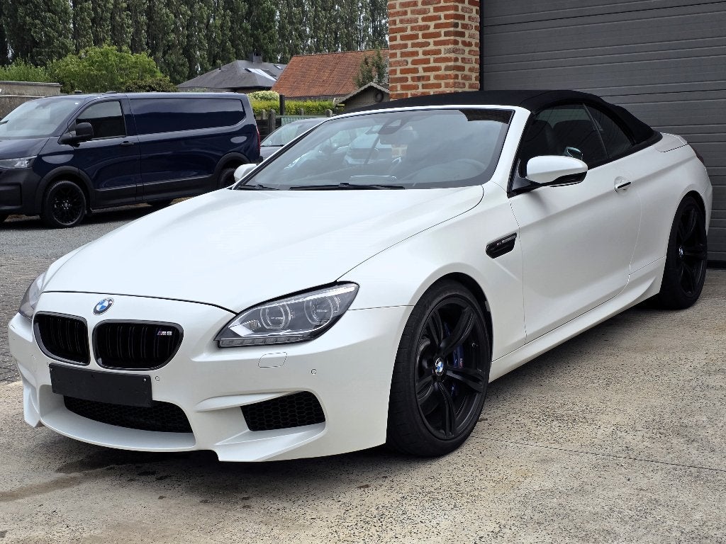 BMW M6 Competition - 4.4 Benzine V8 575PK - Frozen White, Automaat, 4 zetels, Cabriolet, Wit