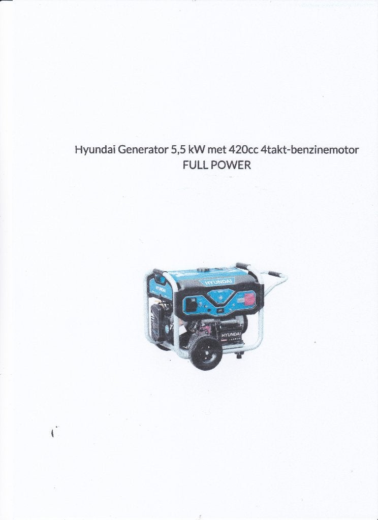 Generator, Ophalen