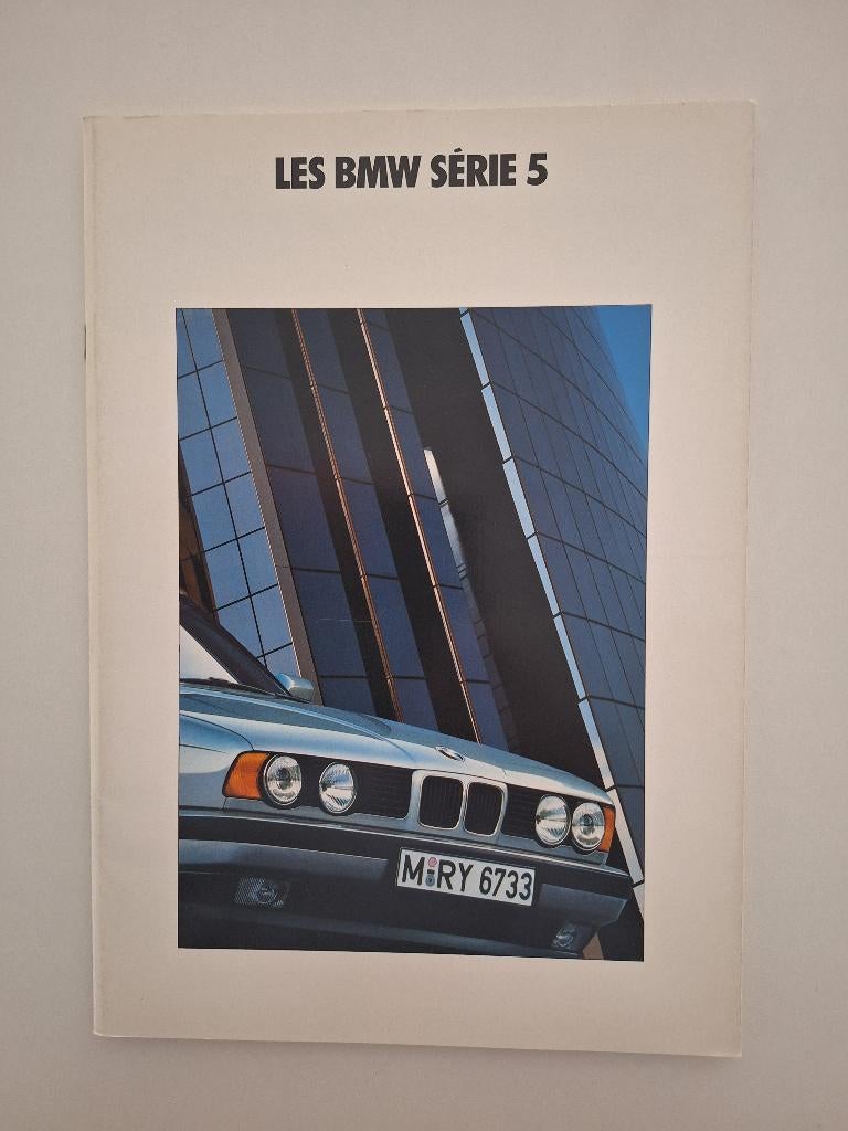 Brochure van de BMW 518i 520i 525i 535i 1991, Boeken, Auto's | Folders en Tijdschriften, Ophalen of Verzenden, BMW
