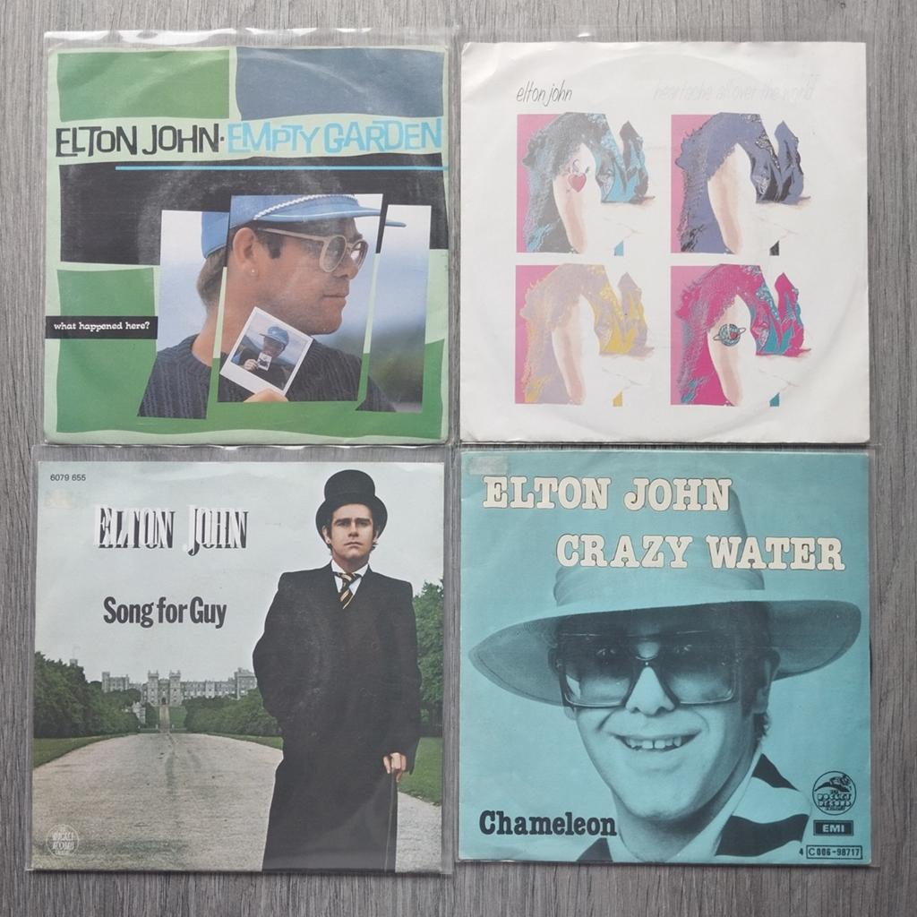 Elton John : Lot disques 45T occasion, CD & DVD, Envoi, 1980 - 1989, Utilisé
