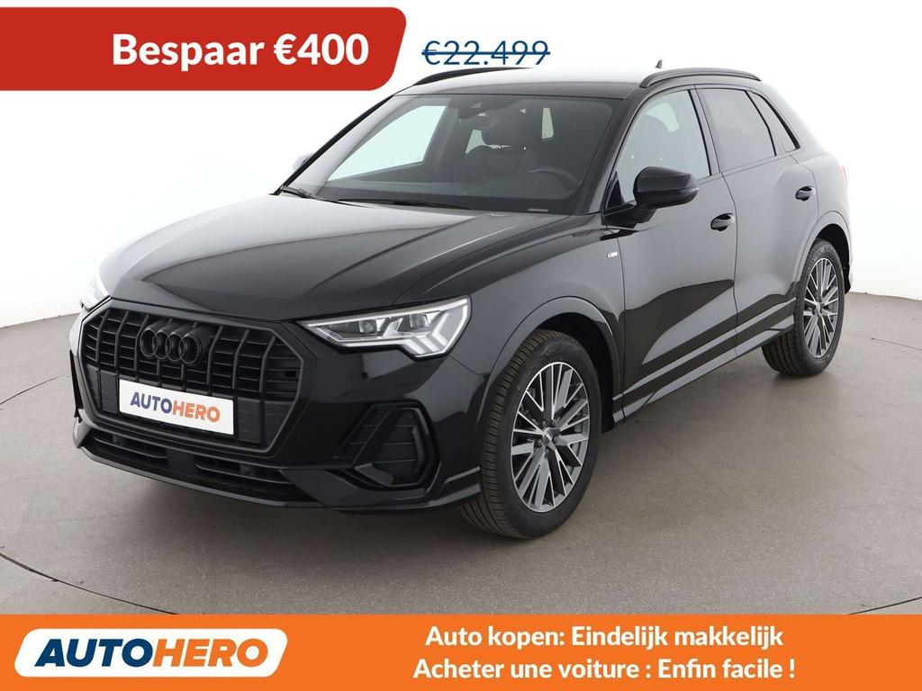 Audi Q3 35 TFSI S line (année de construction 2019), Autos, Cuir, Achat, 1535 kg, Boîte manuelle