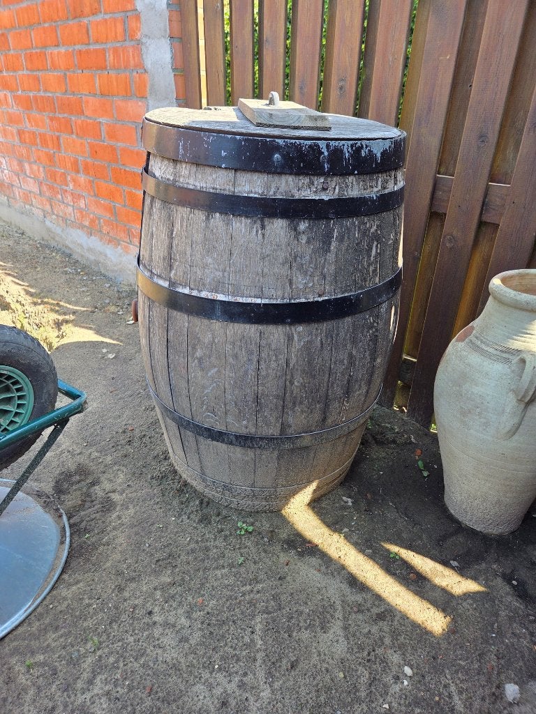 EIKEN TON  WIJNVAT VAN 95 HOOG X 55 DOORMETER VOOR, Tuin en Terras, Ophalen, Gebruikt, Hout