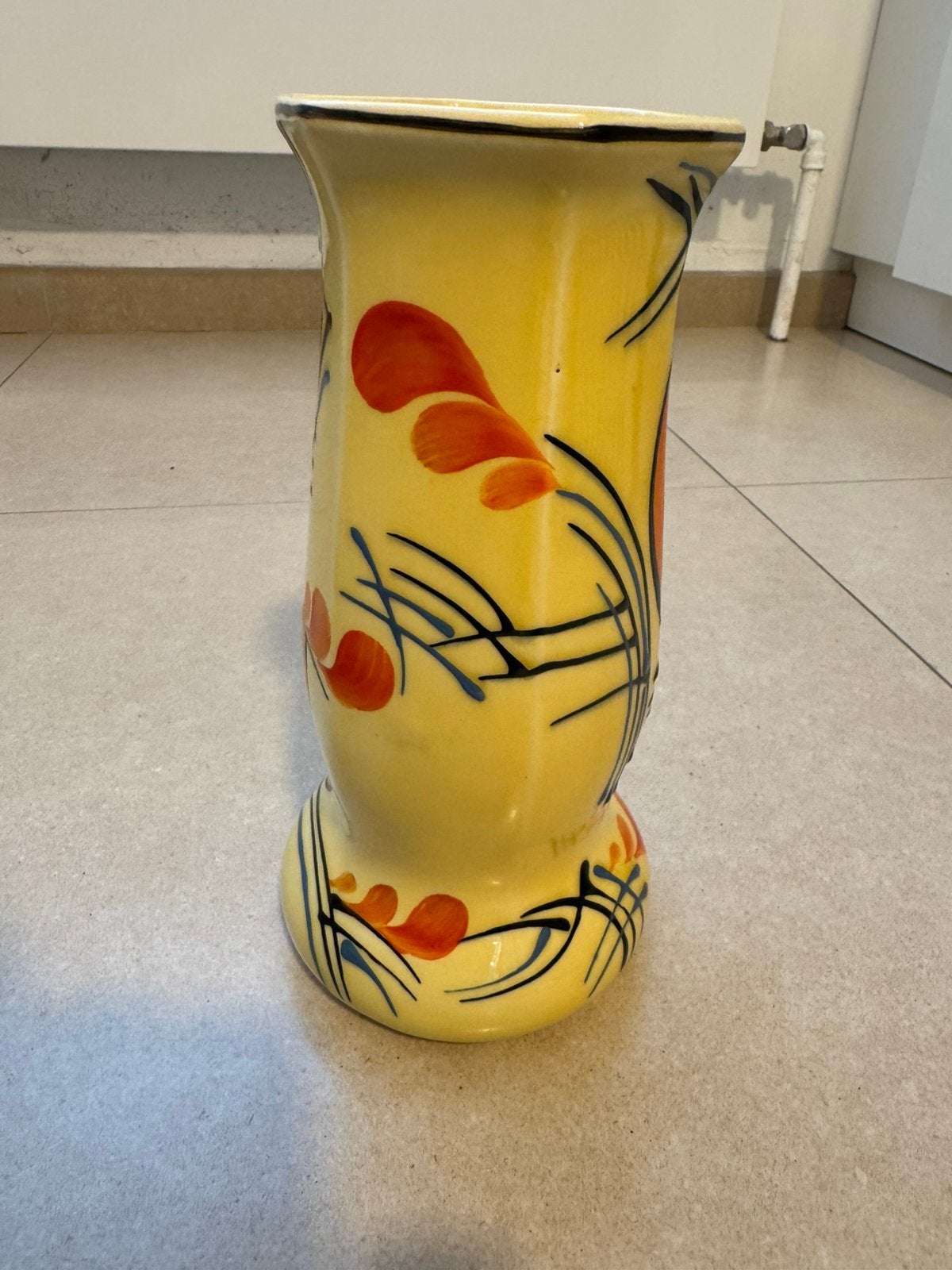 Art deco vaas, Ophalen