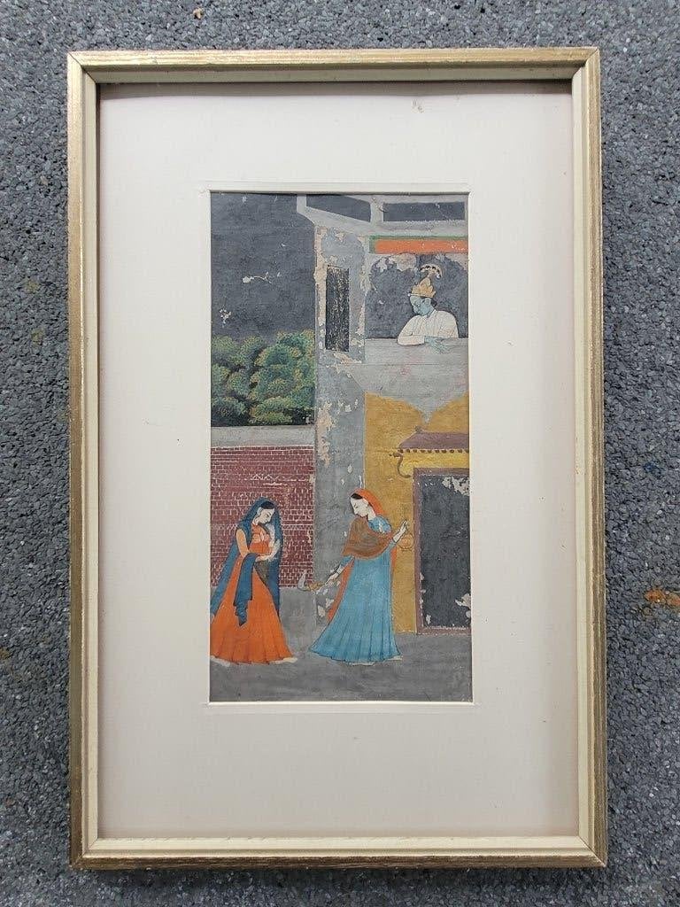 Aquarel india, Antiek en Kunst, Verzenden