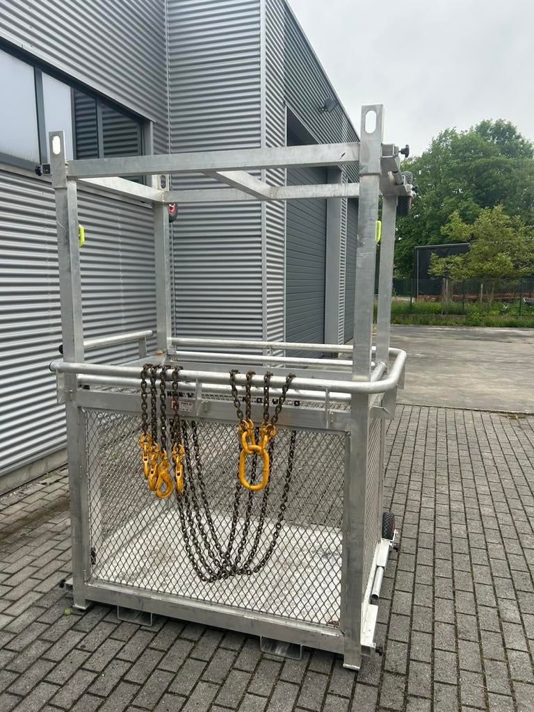 Werkkooi/manbak aluminium, Ophalen