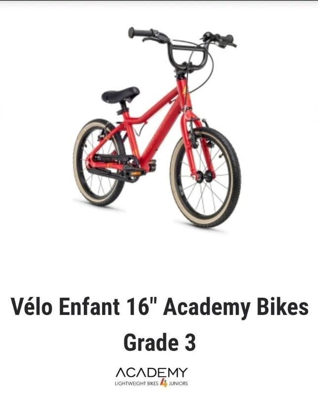 Academy Bikes Grade 3 16" fiets voor kinderen van 4-6 jaar, Fietsen en Brommers, Fietsen | Kinderfietsjes, Ophalen, Zo goed als nieuw