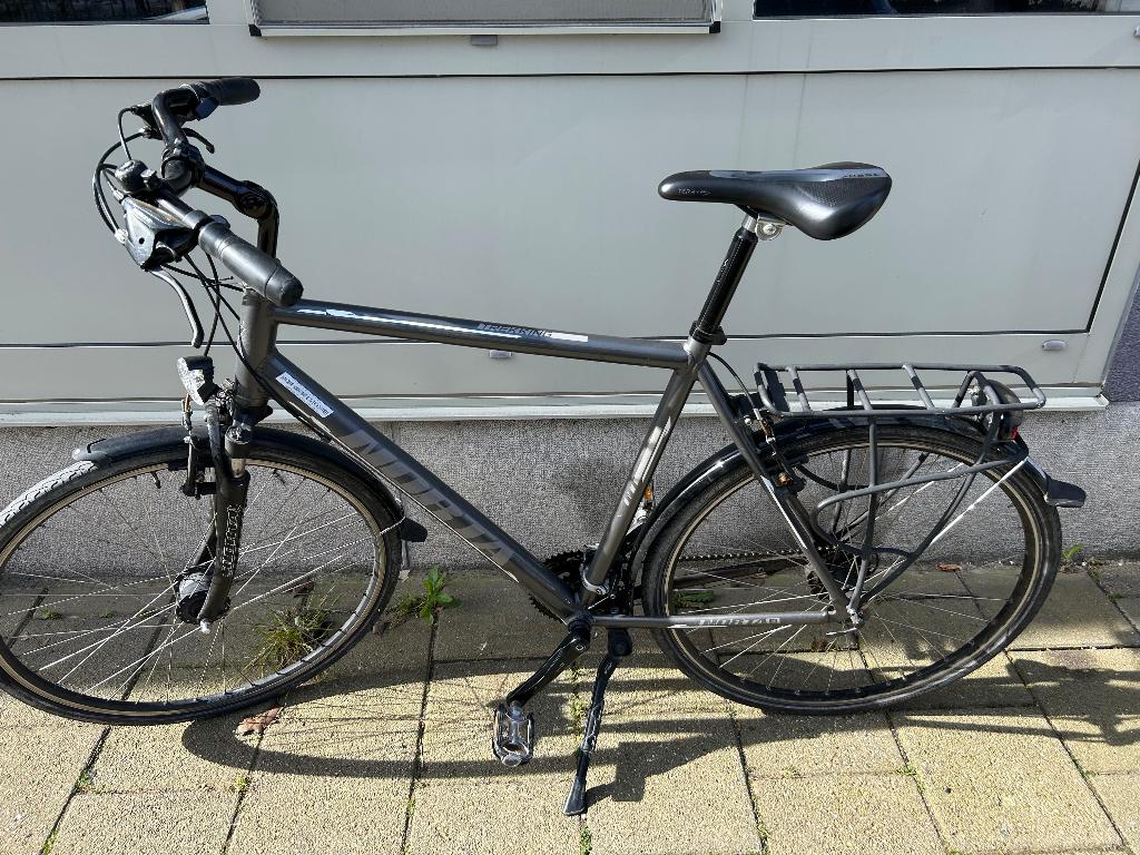 Norta herenfiets, Gebruikt, Velgrem, Versnellingen, 65 cm of meer
