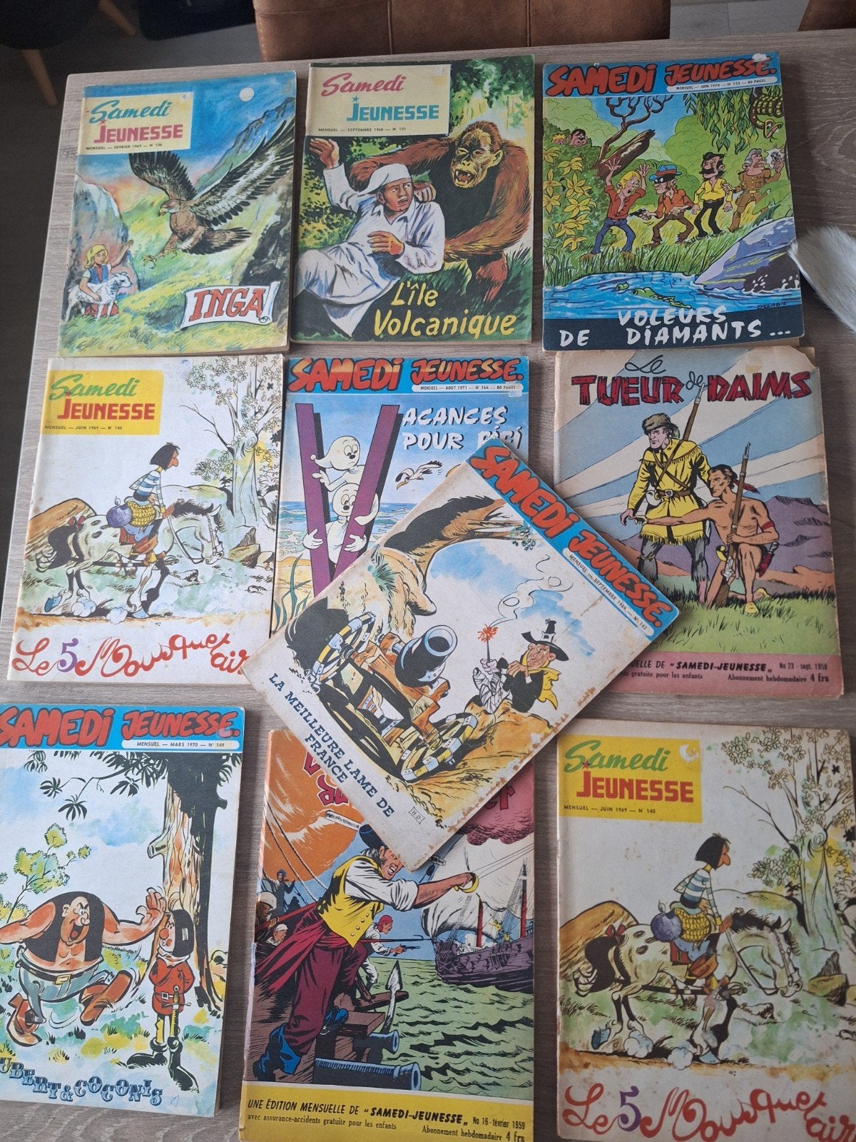 10 X samedi jeunesse strips, Boeken, Stripverhalen, Ophalen of Verzenden