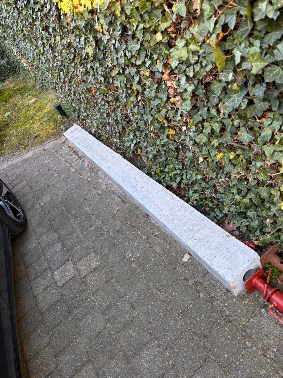 Poutrel ongebruikt, Ophalen