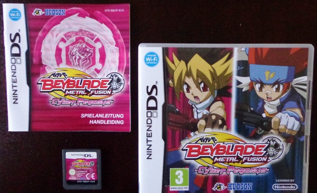 Beyblade Metal Fusion Cyber Pegasus voor de Nintendo DS, Ophalen of Verzenden, Zo goed als nieuw