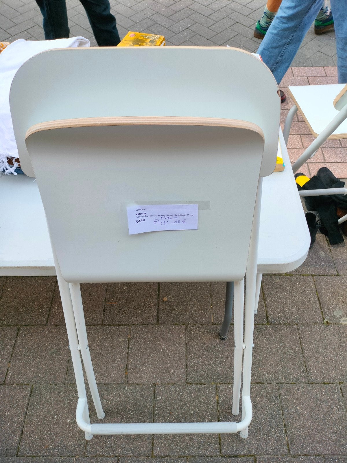 chaise hautes pliante Franklin ikea, Ophalen