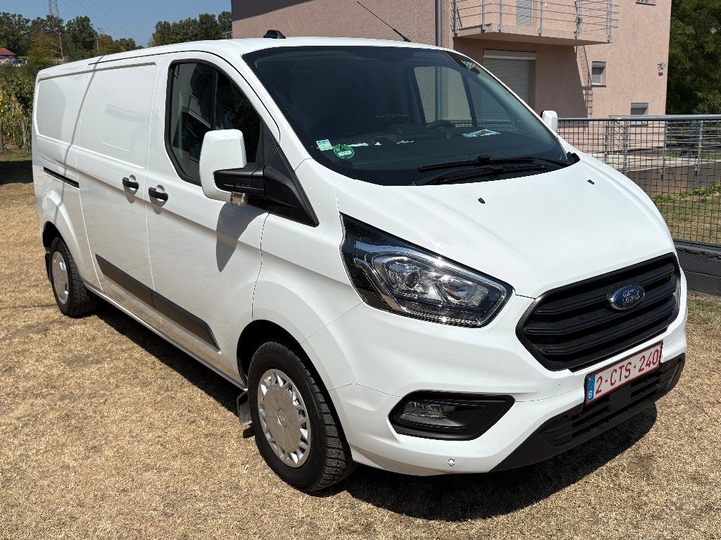 Ford Transit Custom Lange Versie L2H1 - 11/2022, Auto's, 2095 kg, Stof, Euro 6, Wit