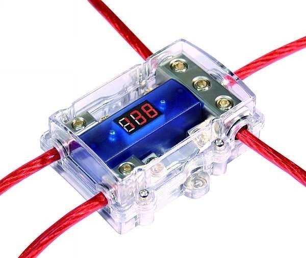 Zekering Blok met Led aanduiding 1 in 2 out, Auto diversen, Ophalen of Verzenden, Nieuw