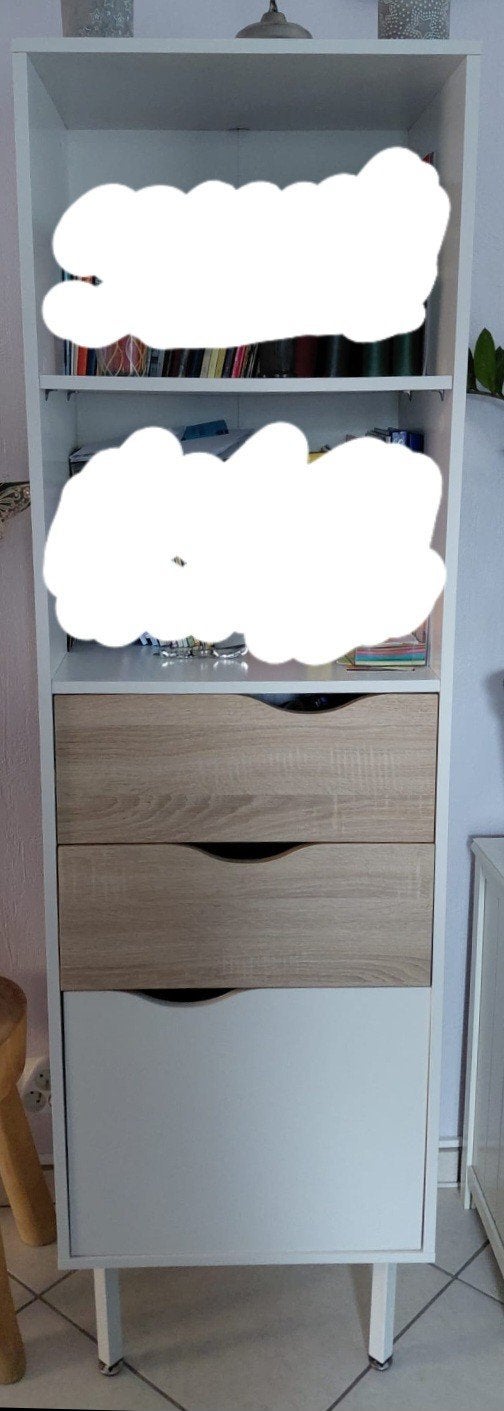 Onberispelijke kast/bibliotheek voor slaapkamer/kantoor/hal., Huis en Inrichting, Ophalen, Met lade(s), 50 tot 100 cm, Zo goed als nieuw