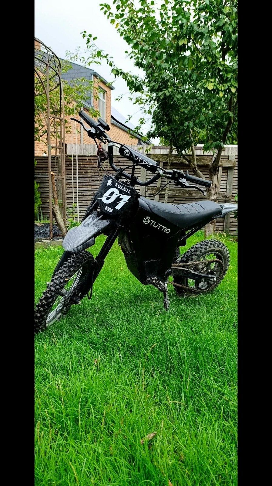 Tuttio soleil 01 SE electric dirt bike zwart 2026, Enlèvement