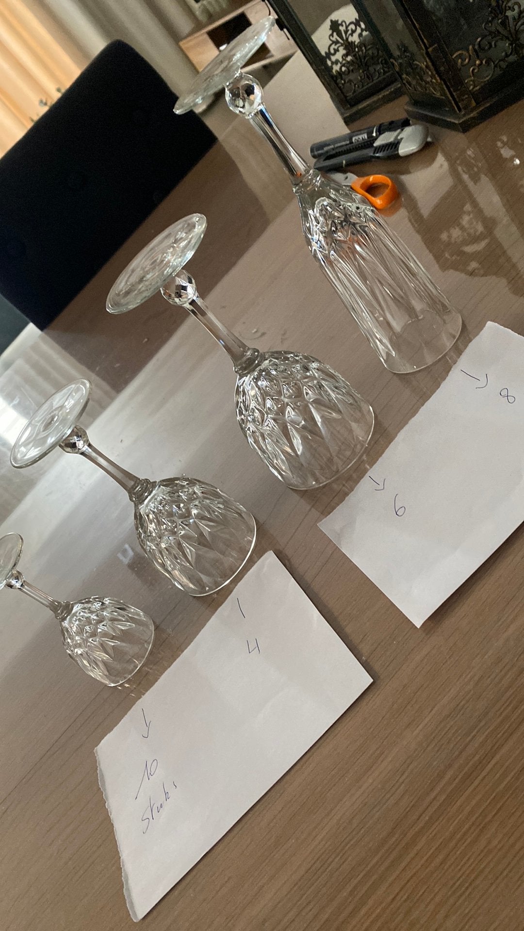 Mooie glazen goede kwaliteit, Collections, Enlèvement, Comme neuf