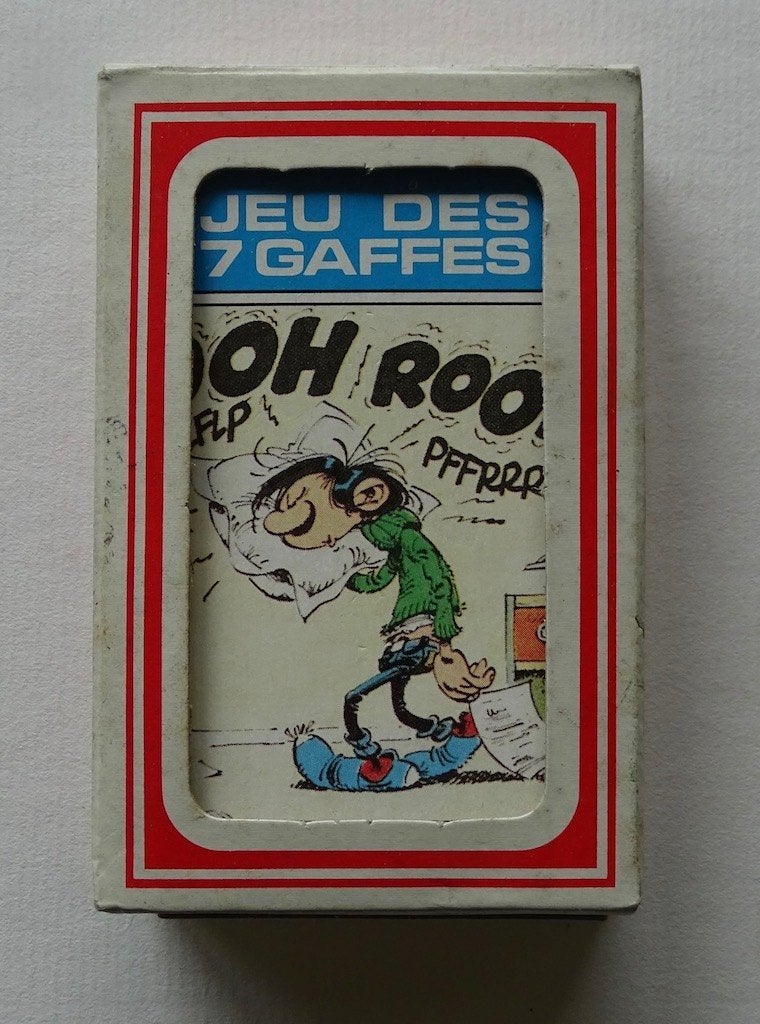 Jeu des 7 familles Gaston Lagaffe 1985, Collections, Enlèvement