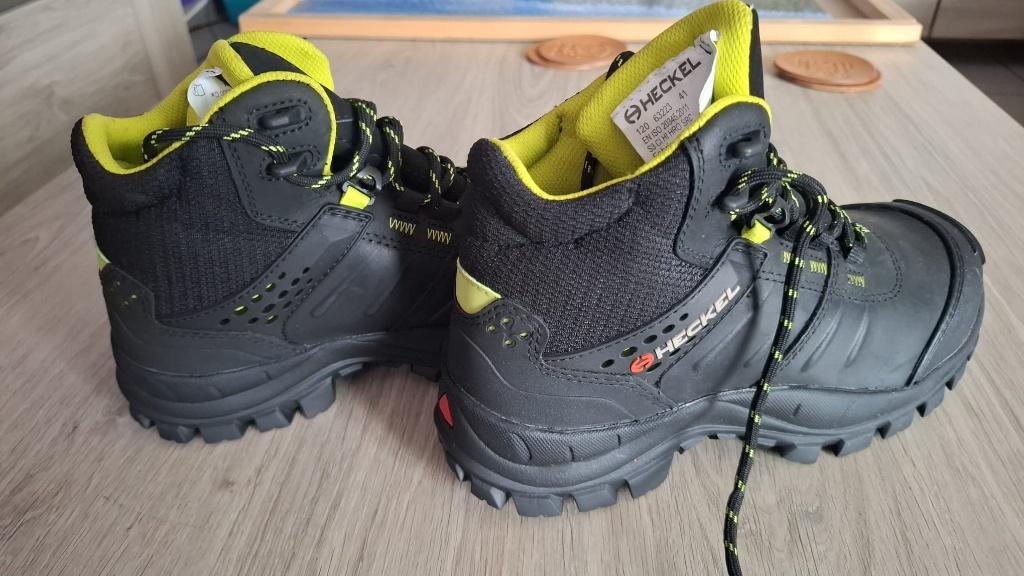 Chaussures de sécurité hautes Heckel S3 neuves, Enlèvement, Neuf