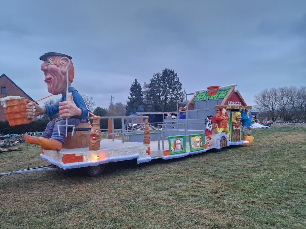 Carnavalswagen te huur, Ophalen