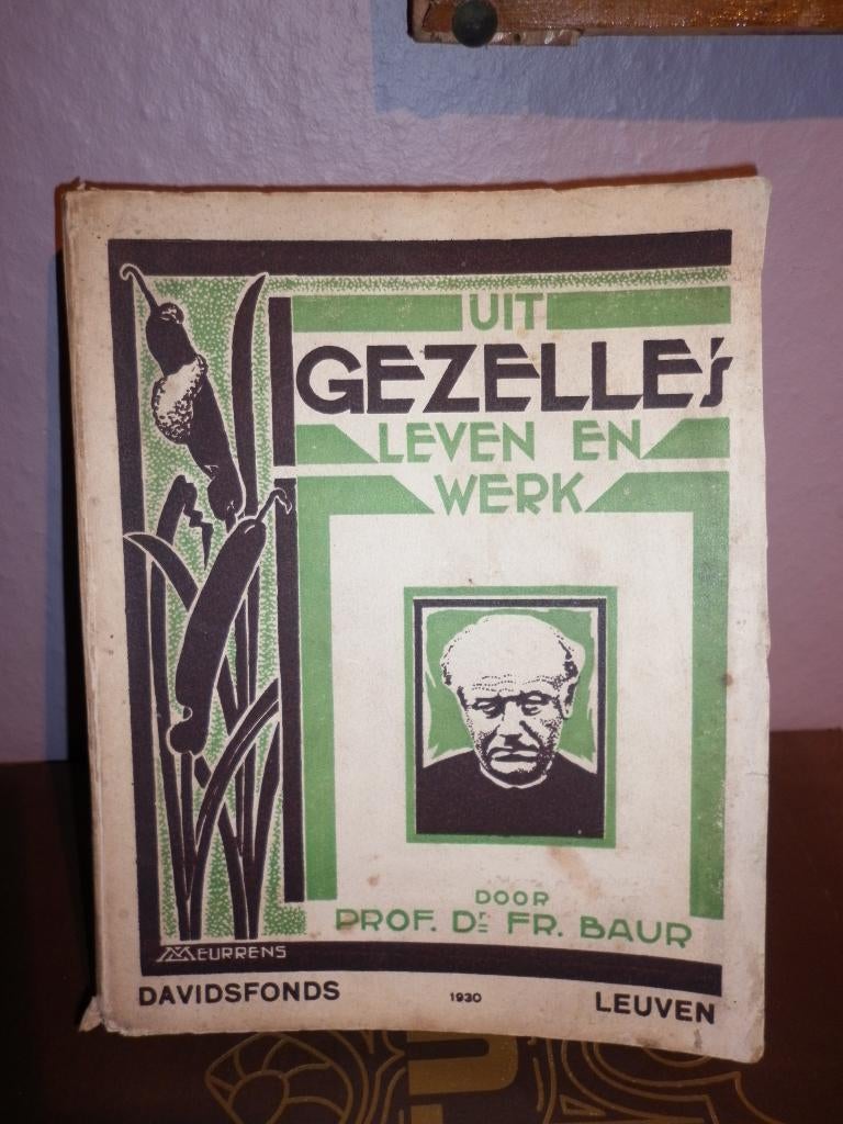 uit Gezelle's leven en werk- Prof.Dr.Fr.Baur  - editie 1930, Boeken, Gedichten en Poëzie, Ophalen of Verzenden
