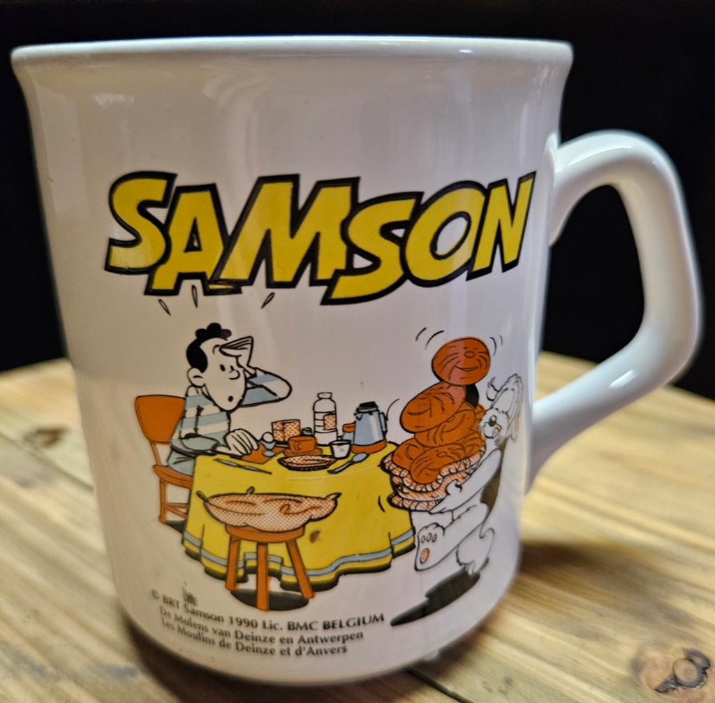Samson en Gert mok 1990
Dit is een vintage Samso, Ophalen of Verzenden