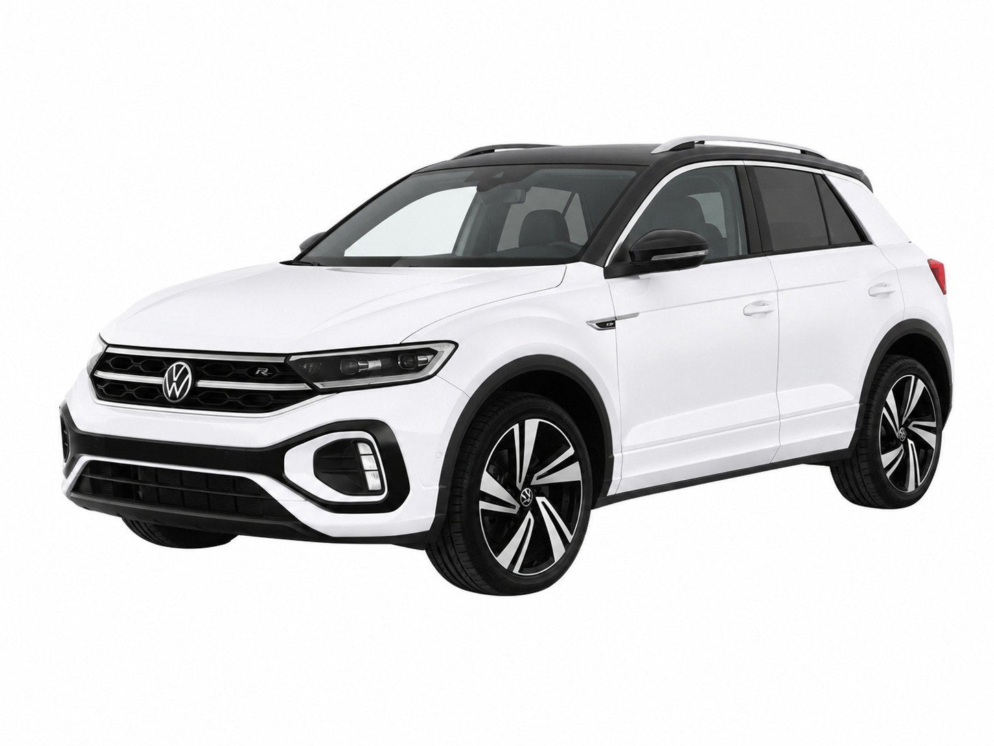 Volkswagen T-Roc 1.5 TSI automaat R-Line | Pano | Garantie, Auto's, 4 cilinders, Leder en Stof, Wit, Bedrijf