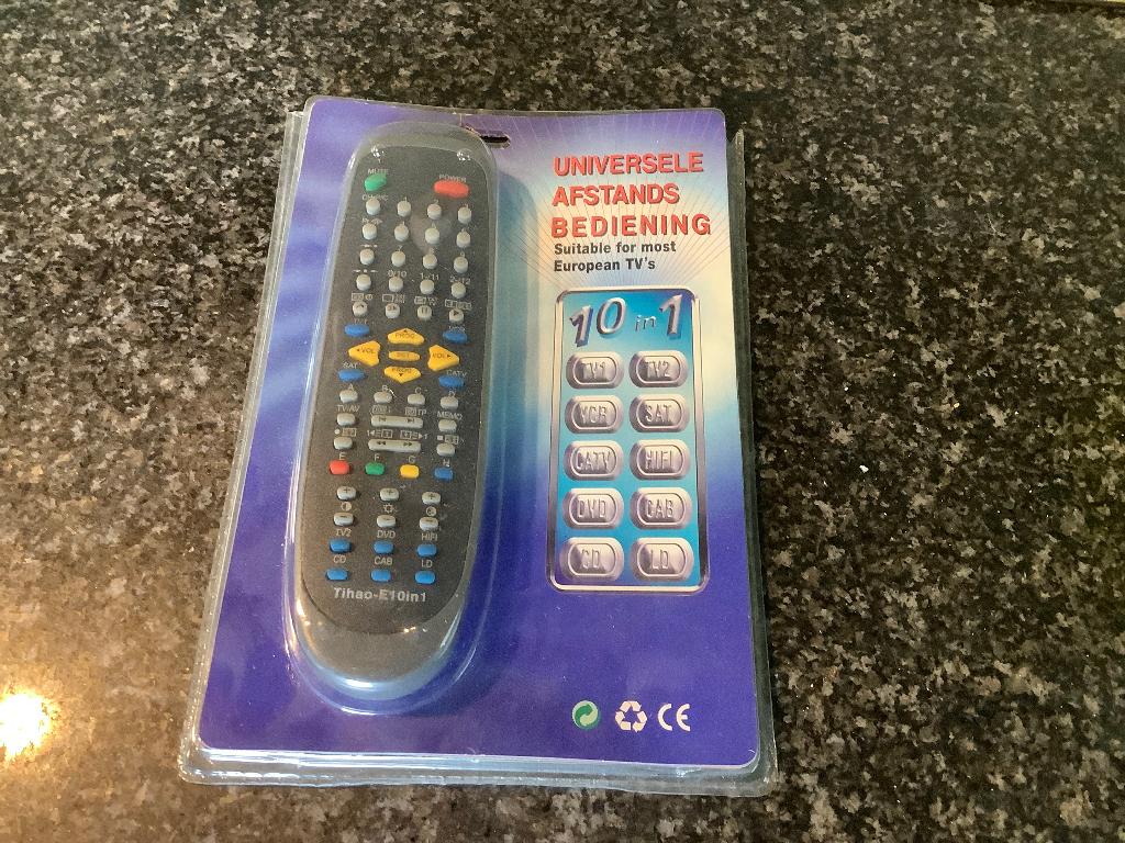Universele afstandsbediening, TV, Hi-fi & Vidéo, Télécommandes, Enlèvement ou Envoi, Neuf, Universel, TV