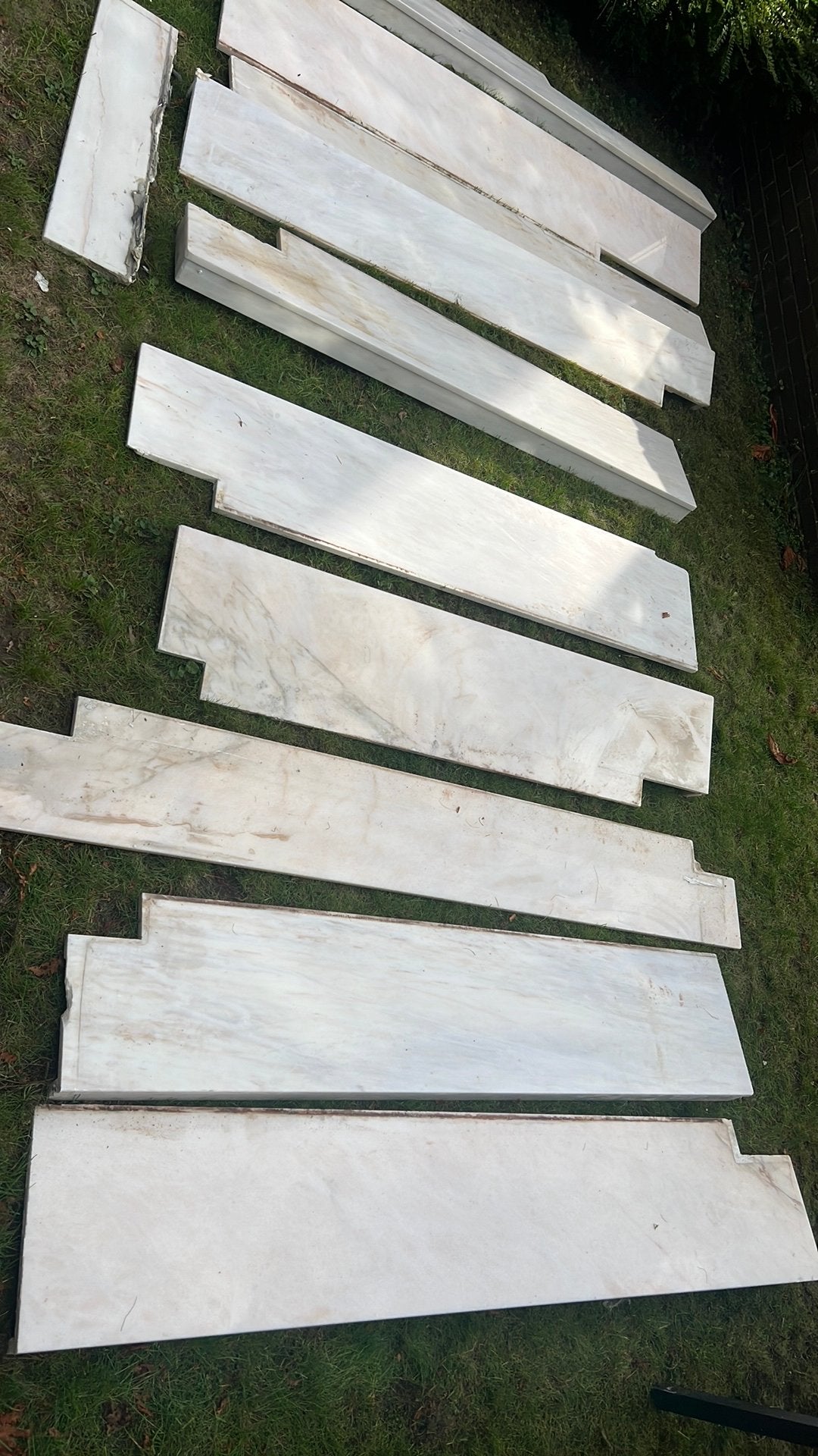 Gratis Vensterbank tablet raam marmer 2 cm, Doe-het-zelf en Bouw, Ophalen, Gebruikt