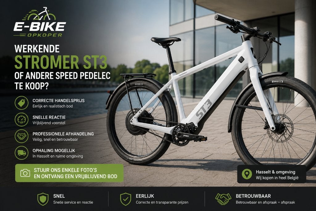 Wij kopen Stromer ST3 & andere speed pedelecs | Hasselt, Contacts & Messages, Prédictions & Messages divers