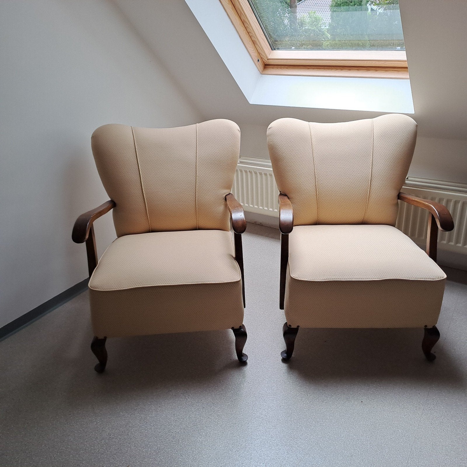2 Vintage zetels, Huis en Inrichting, Zetels | Zetels, Ophalen