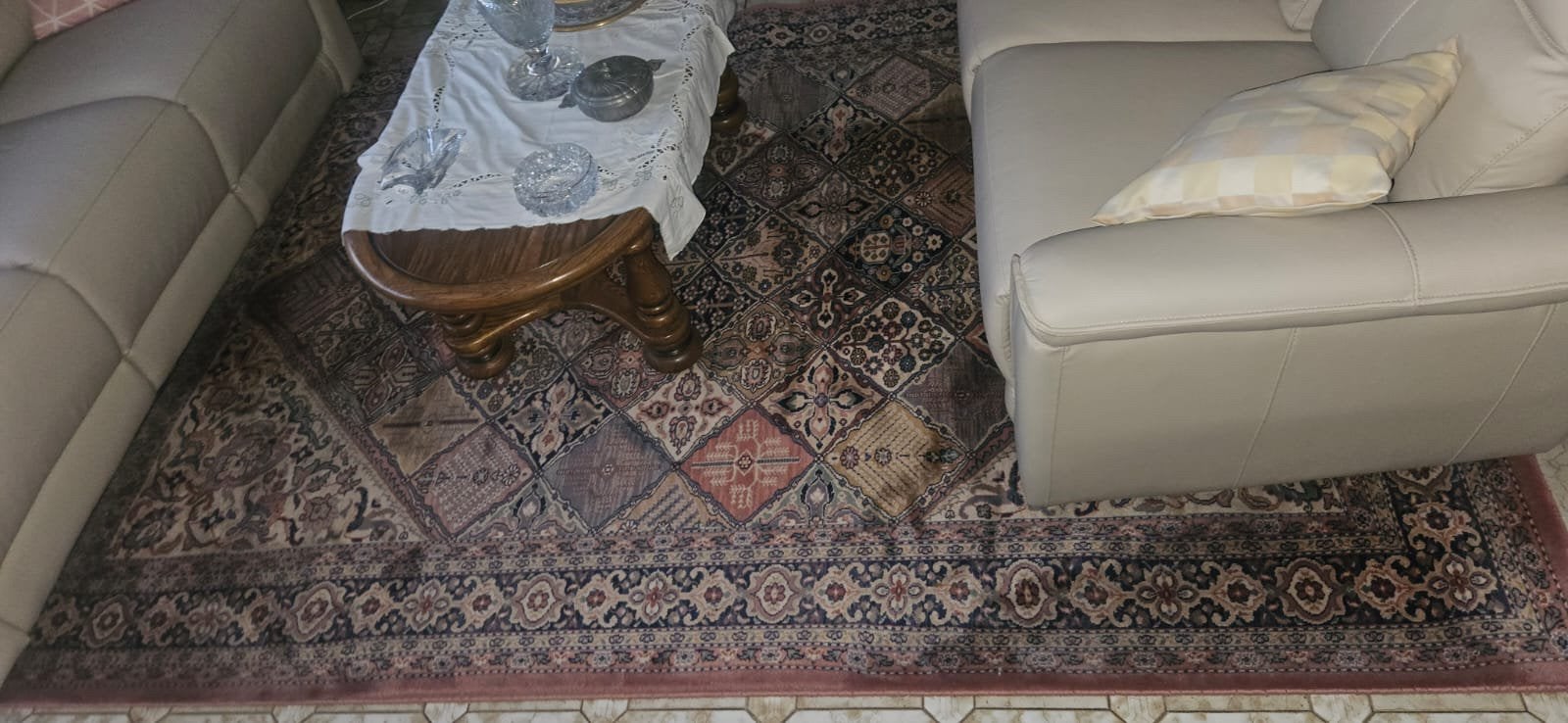 Handgeknoopt Oriëntaals Perzisch Tapijt Bidjar 302 x 215 cm, Ophalen, Gebruikt