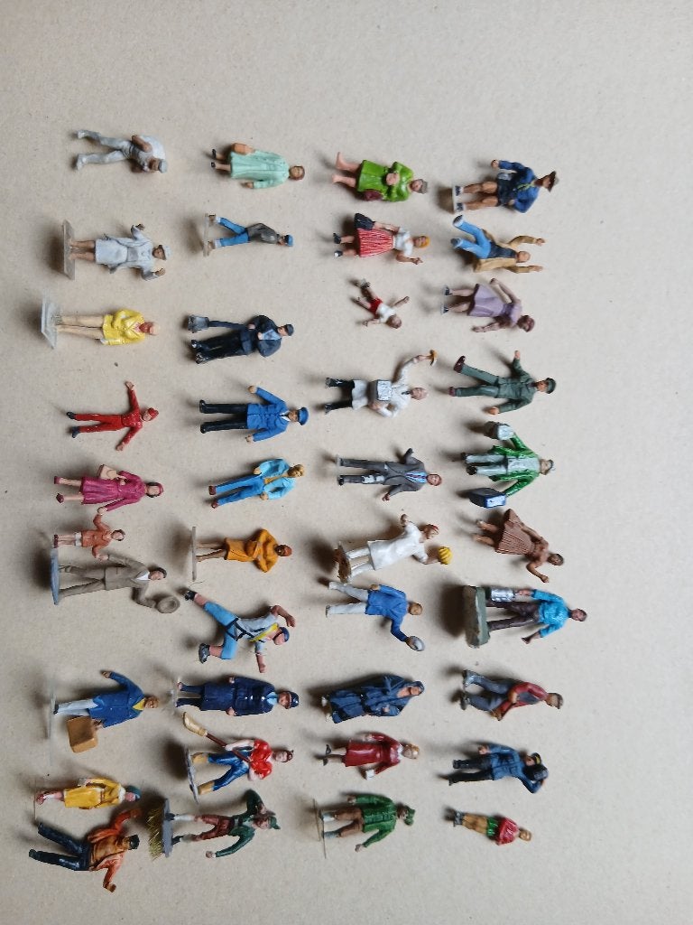 Preiser figuurtjes in HO, Overige merken, Gelijkstroom of Wisselstroom, Overige typen, Ophalen of Verzenden